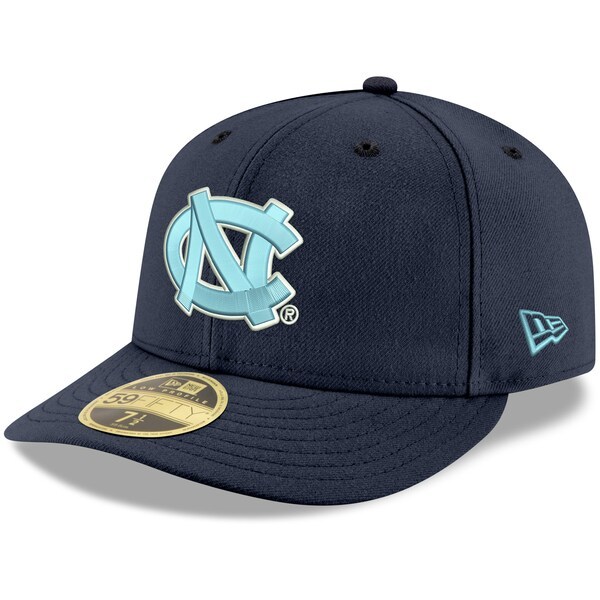 North Carolina Tar Heels New Era Basic Low Profile 59FIFTY Fitted Hat - Navy