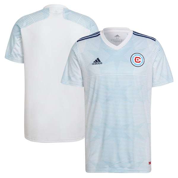 Chicago Fire adidas 2022 Lakefront Kit Replica Blank Jersey - White