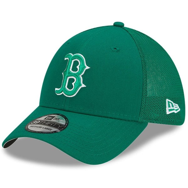 Boston Red Sox New Era St. Patrick's Day 39THIRTY Flex Hat - Green