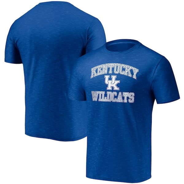 Kentucky Wildcats Fanatics Branded Heart and Soul Space-Dye T-Shirt - Royal