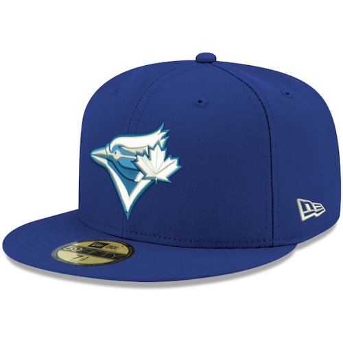 Toronto Blue Jays New Era Logo White 59FIFTY Fitted Hat - Royal