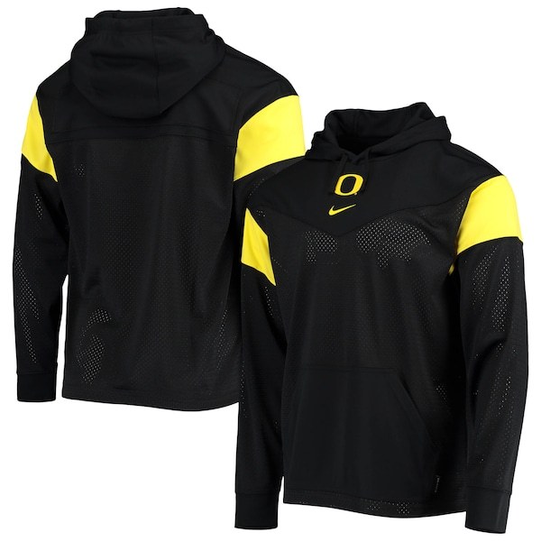 Oregon Ducks Nike Sideline Jersey Pullover Hoodie - Black