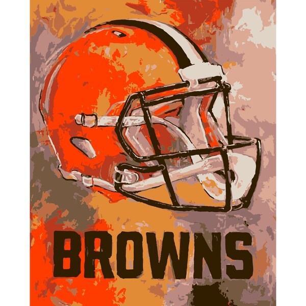 Cleveland Browns Team Pride Paint By Number Kit