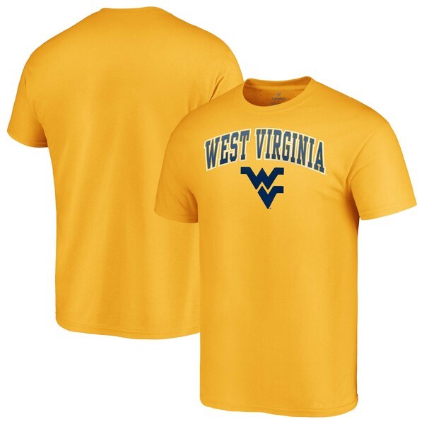 West Virginia Mountaineers Fanatics Branded Campus T-Shirt - Gold