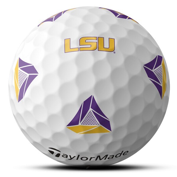 LSU Tigers TaylorMade Team Logo TP5 12-Pack Golf Ball Set