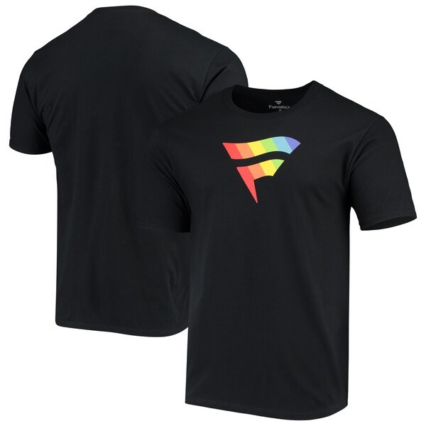 Fanatics Corporate Pride Flag T-Shirt - Black