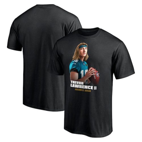 Trevor Lawrence Jacksonville Jaguars Fanatics Branded Player Graphic T-Shirt - Black