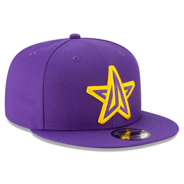 Lakers Gaming New Era NBA 2K Team Color 9FIFTY Snapback Adjustable Hat - Purple