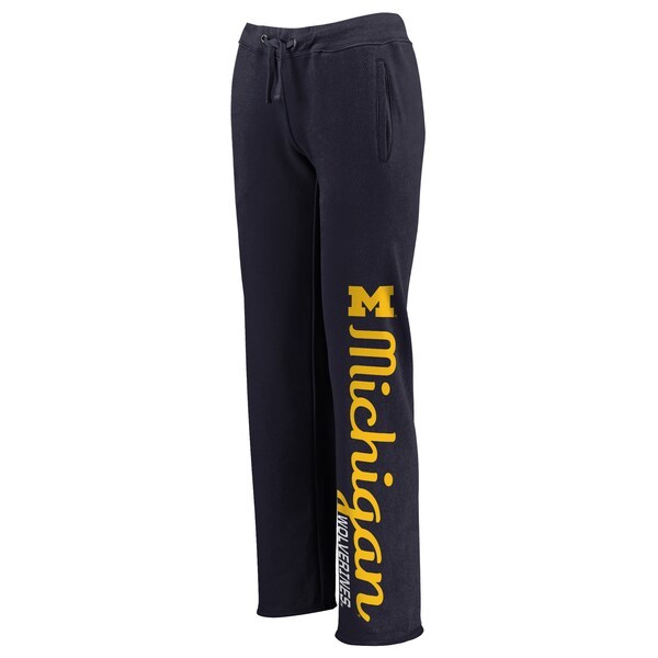 Michigan Wolverines Women's Cozy Fleece Sweatpants - Navy
