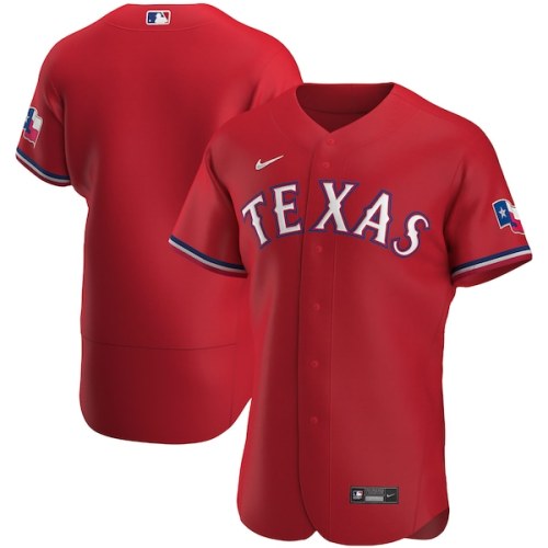 Texas Rangers Nike Alternate Authentic Team Jersey - Red