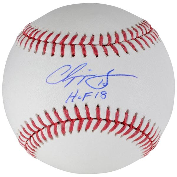 Chipper Jones Atlanta Braves Fanatics Authentic Autographed Baseball with "HOF 18" Inscription