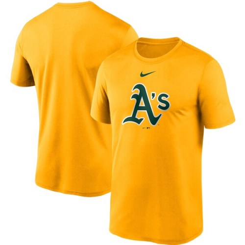 Oakland Athletics Nike Team Large Logo Legend Performance T-Shirt - Gold