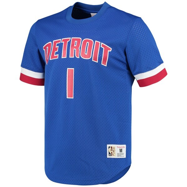 Chauncey Billups Detroit Pistons Mitchell & Ness 2003 Mesh Name & Number T-Shirt - Blue