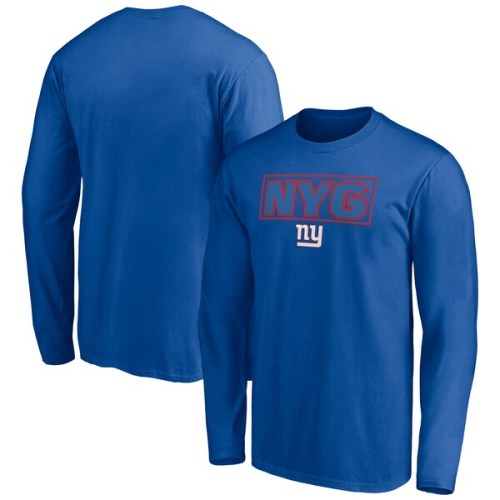New York Giants Fanatics Branded Squad Long Sleeve T-Shirt - Royal
