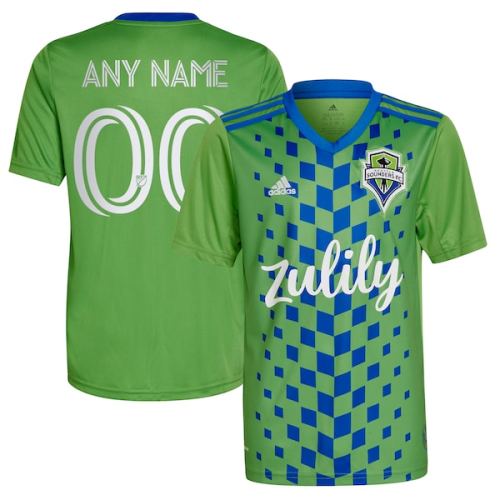 Seattle Sounders FC adidas Youth 2022 Legacy Green Replica Custom Jersey - Green