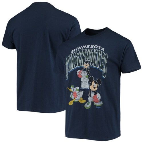 Minnesota Timberwolves Junk Food Disney Mickey Squad T-Shirt - Navy