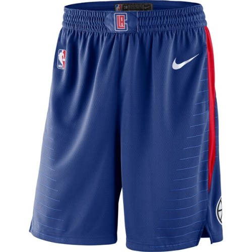 LA Clippers Nike 2019/20 Icon Edition Swingman Shorts - Royal