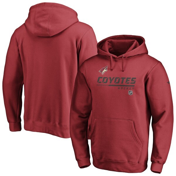 Arizona Coyotes Fanatics Branded Authentic Pro Core Collection Prime Pullover Hoodie - Garnet