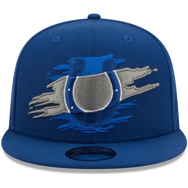 Indianapolis Colts New Era Logo Tear 9FIFTY Snapback Hat - Royal