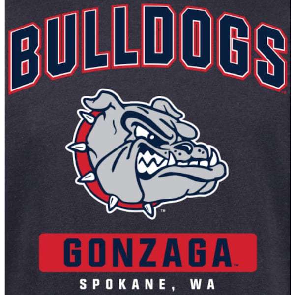 Gonzaga Bulldogs Campus Icon T-Shirt - Navy