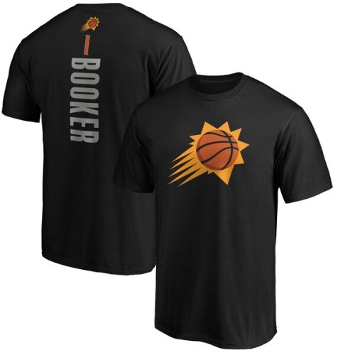 Devin Booker Phoenix Suns Fanatics Branded Playmaker Name & Number T-Shirt - Black