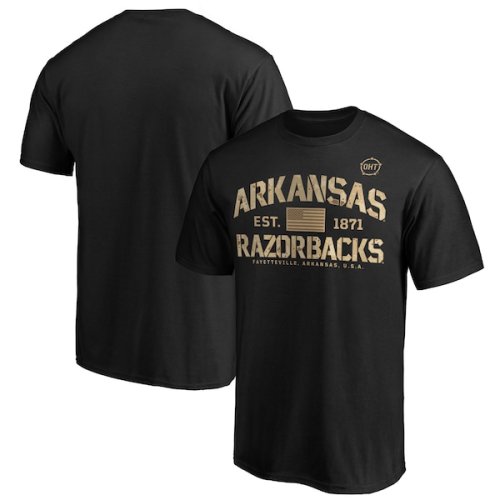Arkansas Razorbacks Fanatics Branded OHT Military Appreciation Boot Camp T-Shirt - Black