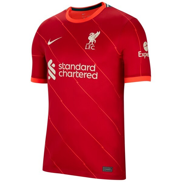 Liverpool Nike 2021/22 Home Breathe Stadium Replica Custom Jersey - Red