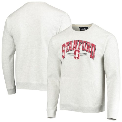 Stanford Cardinal League Collegiate Wear Upperclassman Pocket Pullover Sweatshirt - Heathered Gray
