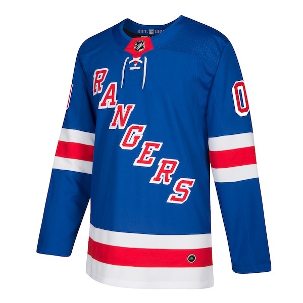 New York Rangers adidas Authentic Custom Jersey - Royal