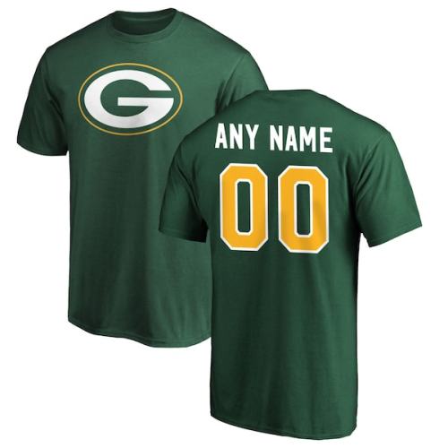 Green Bay Packers Fanatics Branded Winning Streak Personalized Any Name & Number T-Shirt - Green