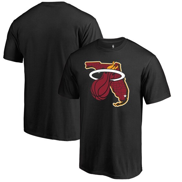Miami Heat Fanatics Branded Sunshine State Hometown Collection T-Shirt - Black