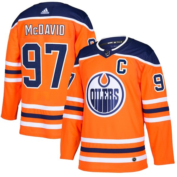 Connor McDavid Edmonton Oilers adidas Authentic Player Jersey - Orange