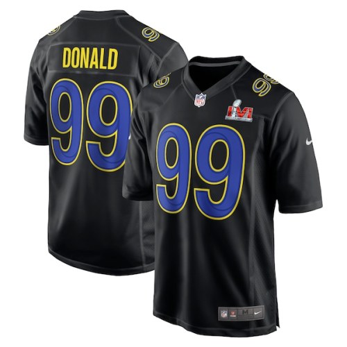 Aaron Donald Los Angeles Rams Nike Super Bowl LVI Bound Game Fashion Jersey - Black