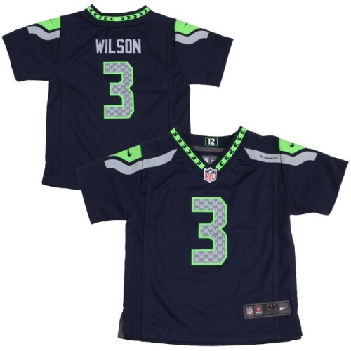 Russell Wilson Seattle Seahawks Nike Infant Team Color Game Jersey - College Navy