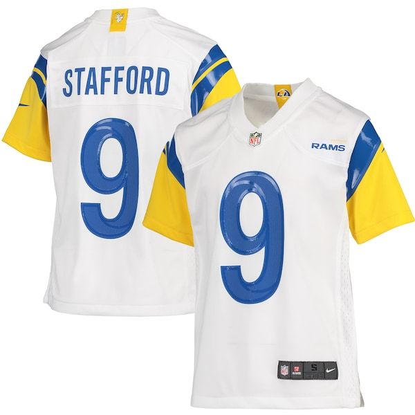 Matthew Stafford Los Angeles Rams Nike Youth Game Jersey - White