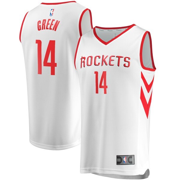 Gerald Green Houston Rockets Fanatics Branded Fast Break Player Replica Jersey - Association Edition - White