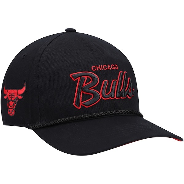 Chicago Bulls '47 Crosstown Script Hitch Snapback Hat - Black