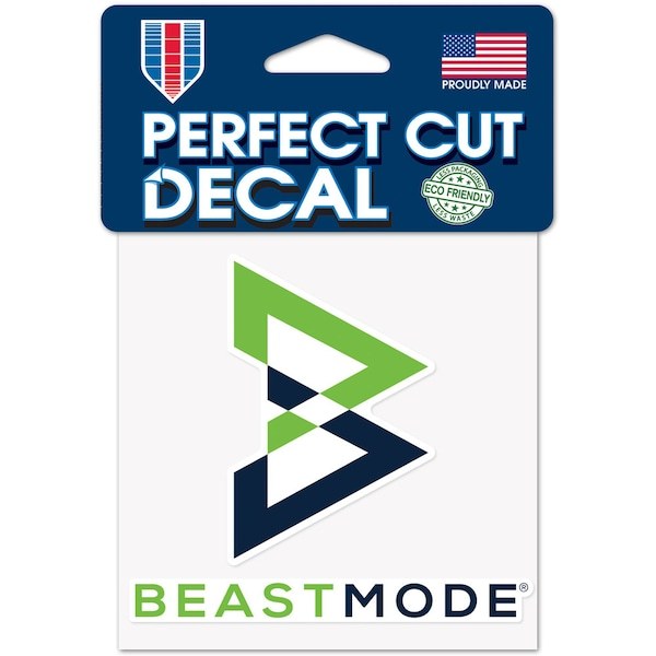 Beast Mode WinCraft 4'' x 4'' Perfect Cut Decal