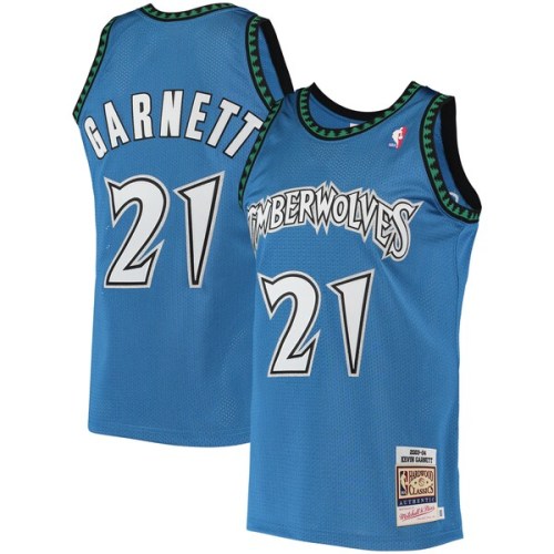 Kevin Garnett Minnesota Timberwolves Mitchell & Ness 2003/04 Hardwood Classics Authentic Jersey - Blue