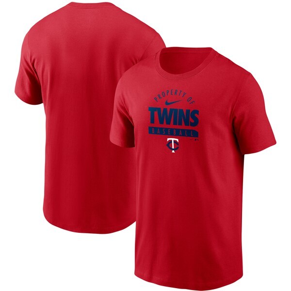 Minnesota Twins Nike Primetime Property Of Practice T-Shirt - Red