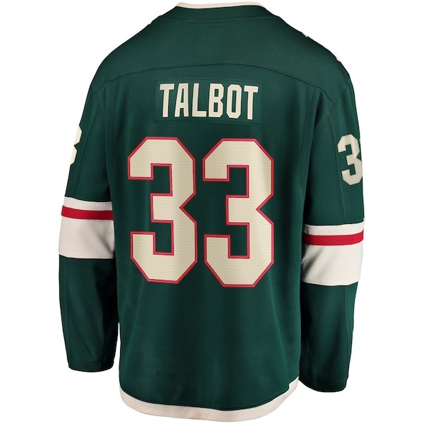 Cam Talbot Minnesota Wild Fanatics Branded Breakaway Player Jersey - Green