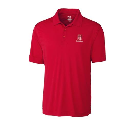 TPC River Highlands Cutter & Buck DryTec Northgate Polo - Red