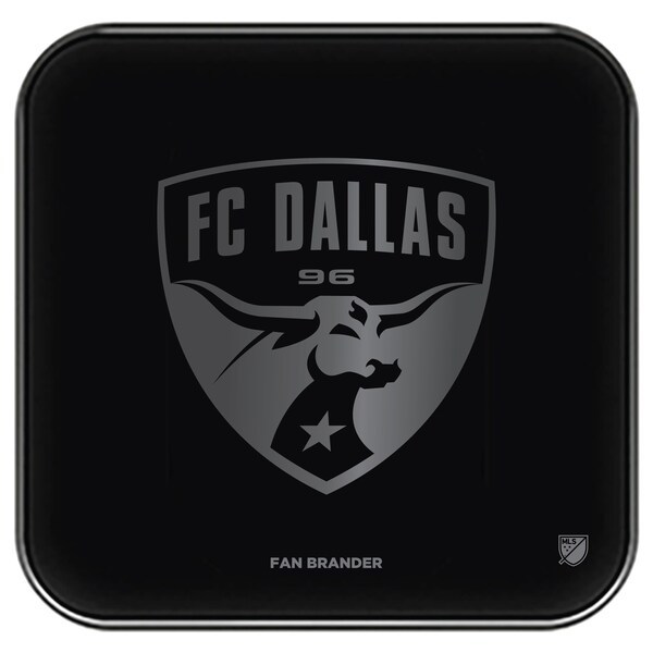 FC Dallas Fast Charging Glass Wireless Charge Pad - Black