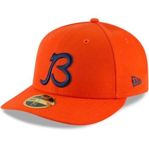 Chicago Bears New Era Alternate Logo Omaha Low Profile 59FIFTY Fitted Hat - Orange