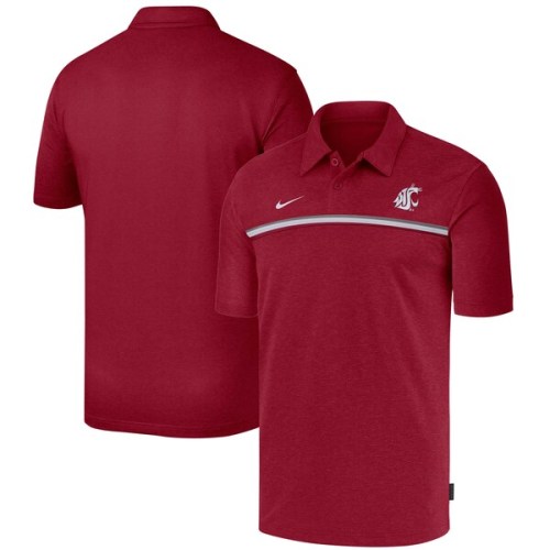 Washington State Cougars Nike 2020 Early Season Coaches Performance Polo - Crimson