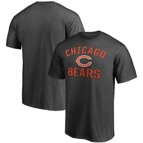 Chicago Bears Fanatics Branded Victory Arch T-Shirt - Heathered Charcoal