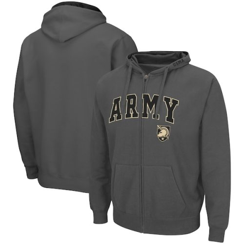 Army Black Knights Colosseum Arch & Logo 3.0 Full-Zip Hoodie - Charcoal