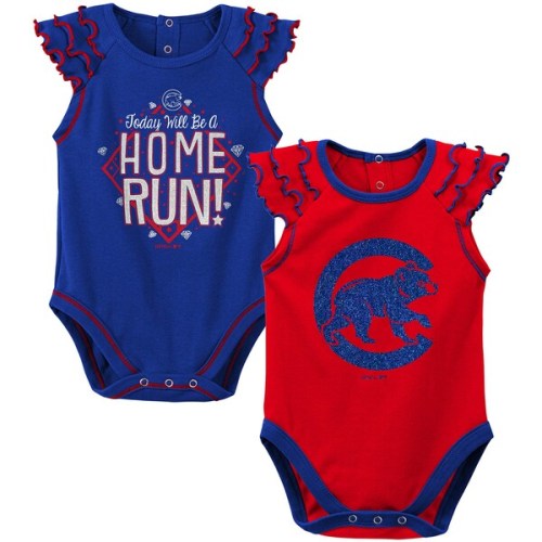 Chicago Cubs Newborn & Infant Shining All-Star 2-Pack Bodysuit Set - Royal/Red