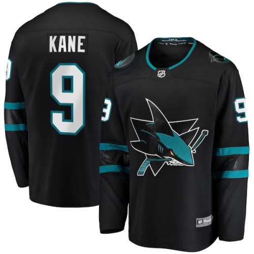 Evander Kane San Jose Sharks Fanatics Branded Alternate Premier Breakaway Player Jersey - Black