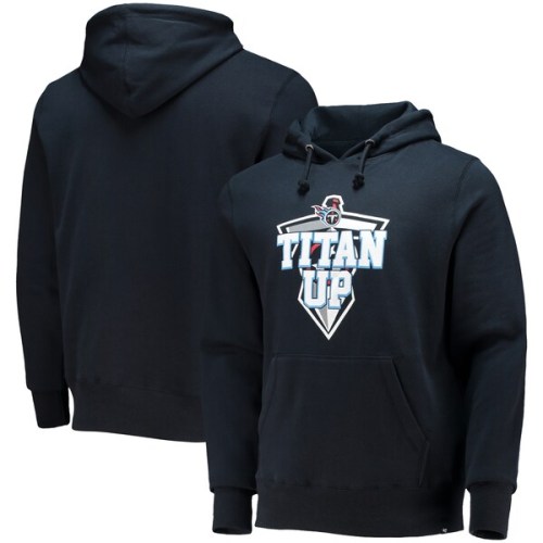 Tennessee Titans '47 Team Headline Pullover Hoodie - Navy
